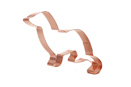 Ferret Copper Animal Cookie Cutter - Handcrafted by The Fussy Pup