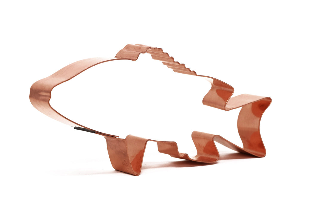 Red Snapper Copper Fish Cookie Cutter - Handcrafted by The Fussy Pup