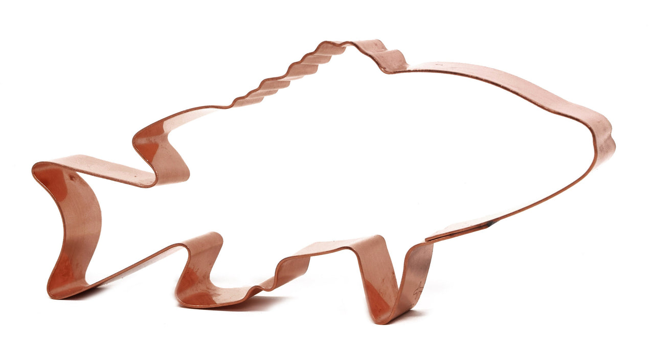 Red Snapper Copper Fish Cookie Cutter - Handcrafted by The Fussy Pup