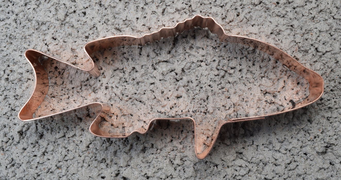 Red Snapper Copper Fish Cookie Cutter - Handcrafted by The Fussy Pup