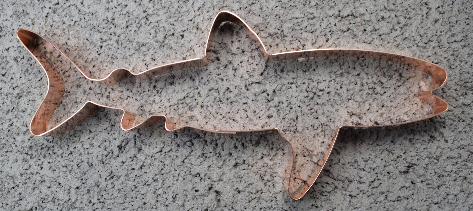 Whale Shark Copper Cookie Cutter - Handcrafted by The Fussy Pup