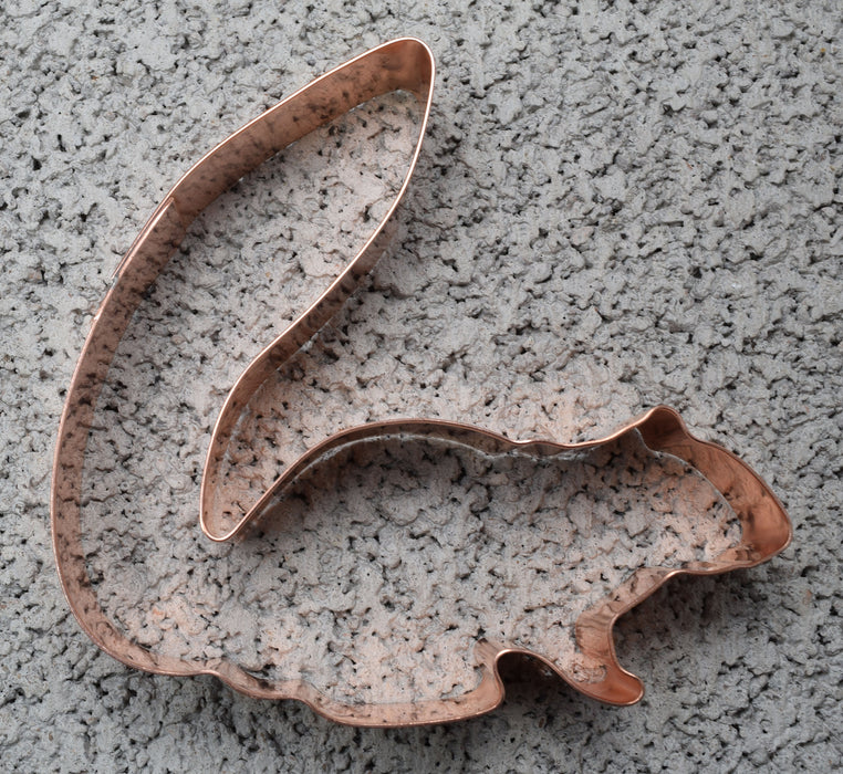 Bright Eyed and Bushy Tailed Sitting Squirrel  Cookie Cutter, 4.25 x 4 inches