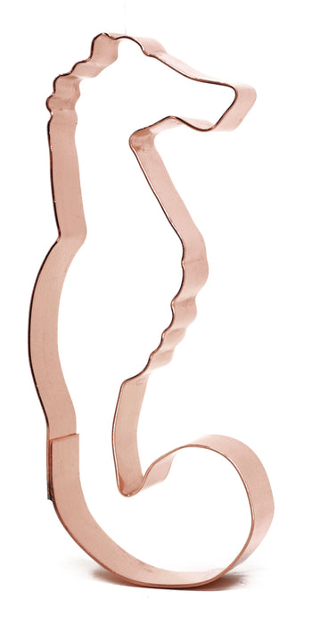 Traditional Seahorse Copper Cookie Cutter - Handcrafted by The Fussy Pup