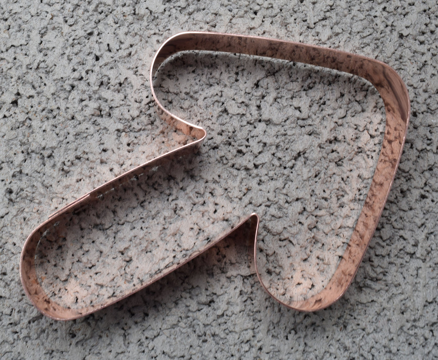 5 Inch Rounded Arrow Copper Cookie Cutter - Handcrafted by The Fussy Pup