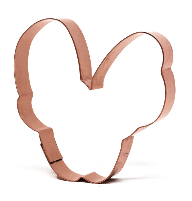 Pair of Beach Flip Flops Copper Cookie Cutter - Handcrafted by The Fussy Pup