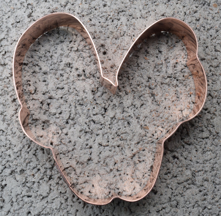 Pair of Beach Flip Flops Copper Cookie Cutter - Handcrafted by The Fussy Pup