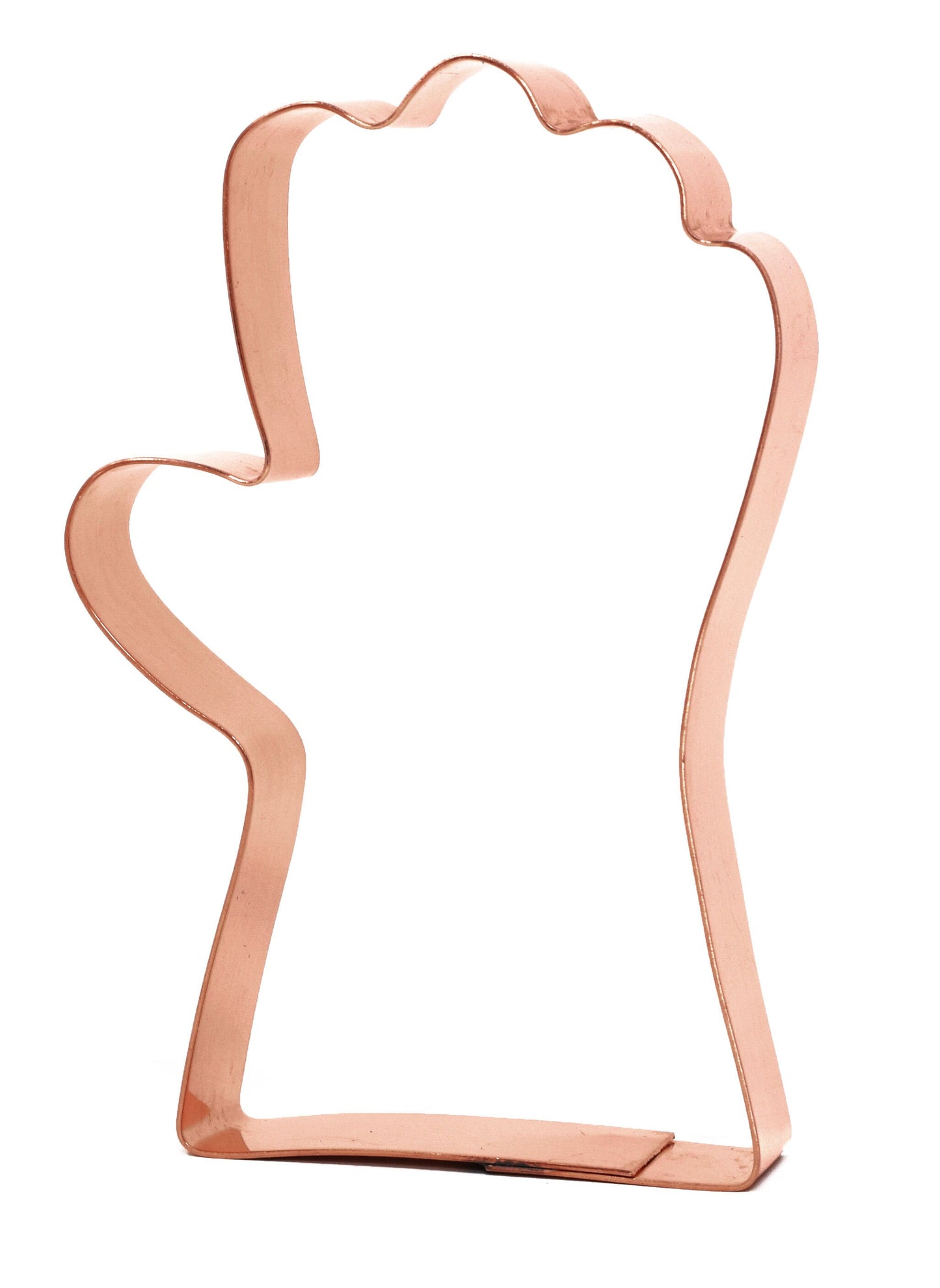 Chunky Glove Copper Cookie Cutter - Handcrafted by The Fussy Pup