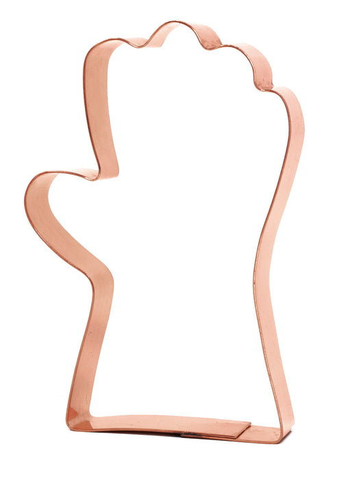 Chunky Glove Copper Cookie Cutter - Handcrafted by The Fussy Pup