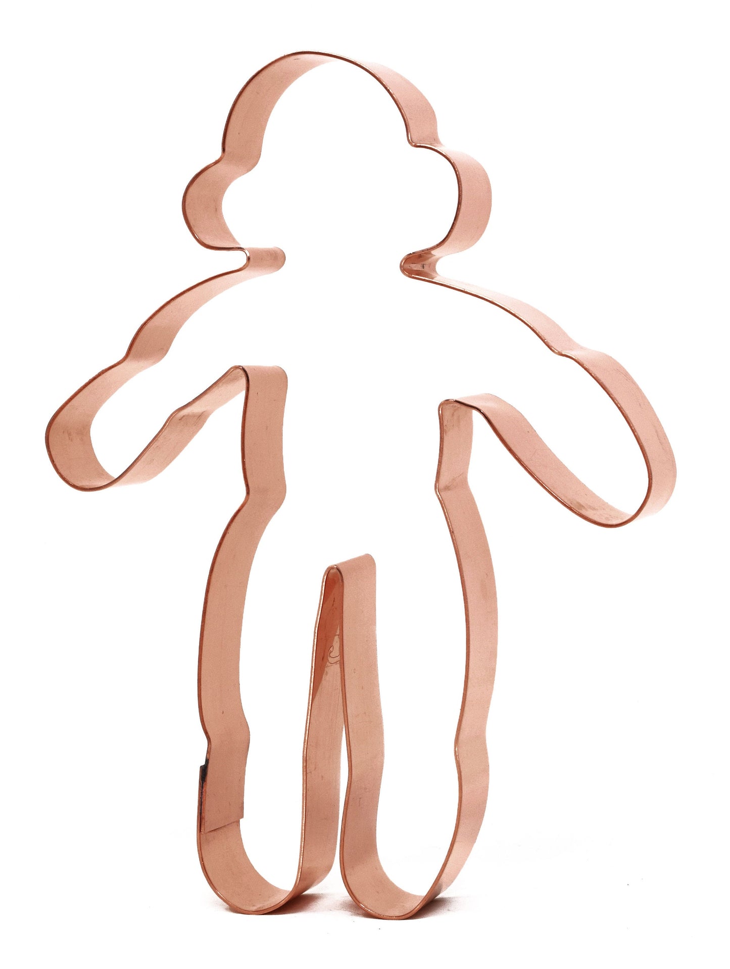 Large Sock Monkey Copper Cookie Cutter - Handcrafted by The Fussy Pup