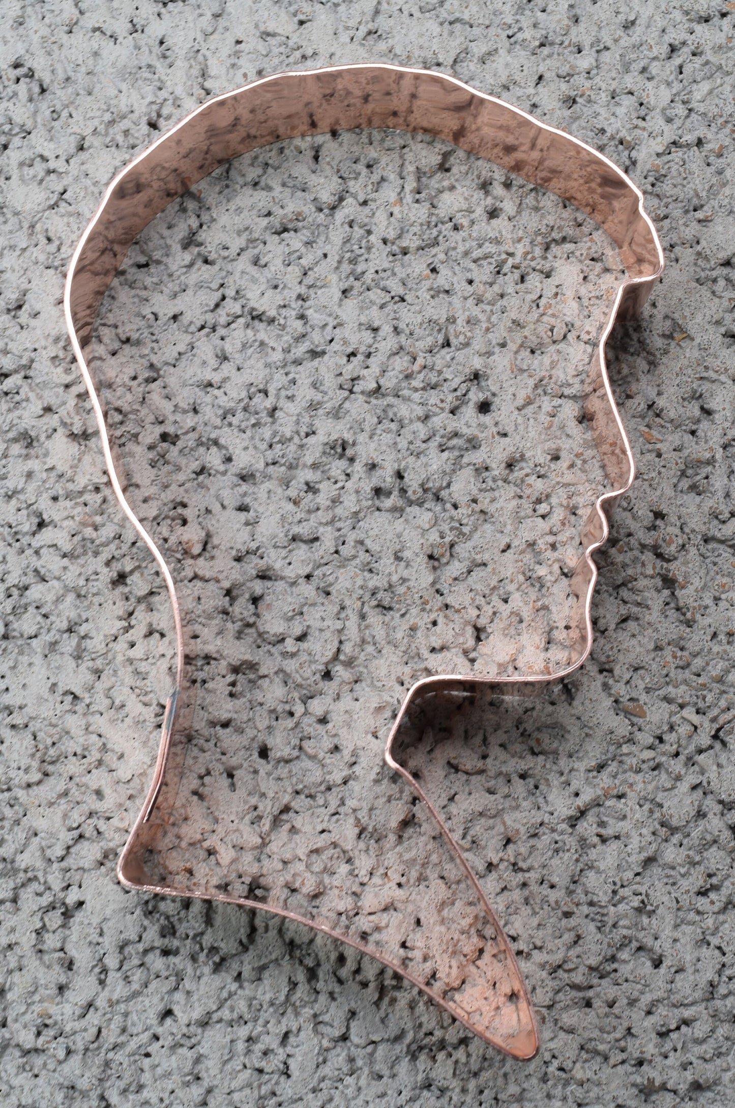 Boy Silhouette Copper Cookie Cutter ~ Handcrafted by The Fussy Pup