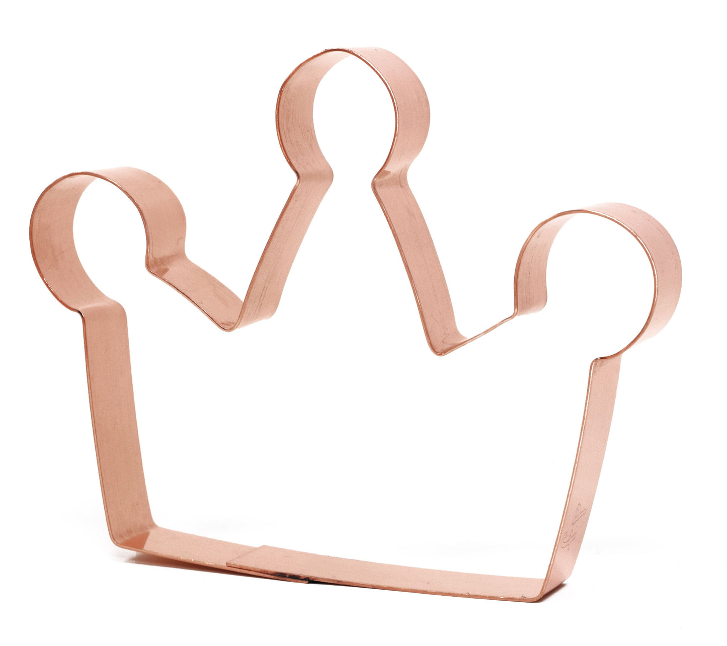 Cute Prince / Princess Crown Copper Cookie Cutter - Handcrafted by The Fussy Pup