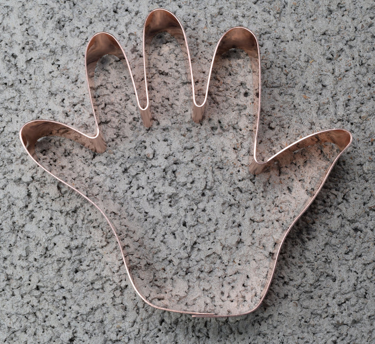 Child's Hand Copper Cookie Cutter - Handcrafted by The Fussy Pup