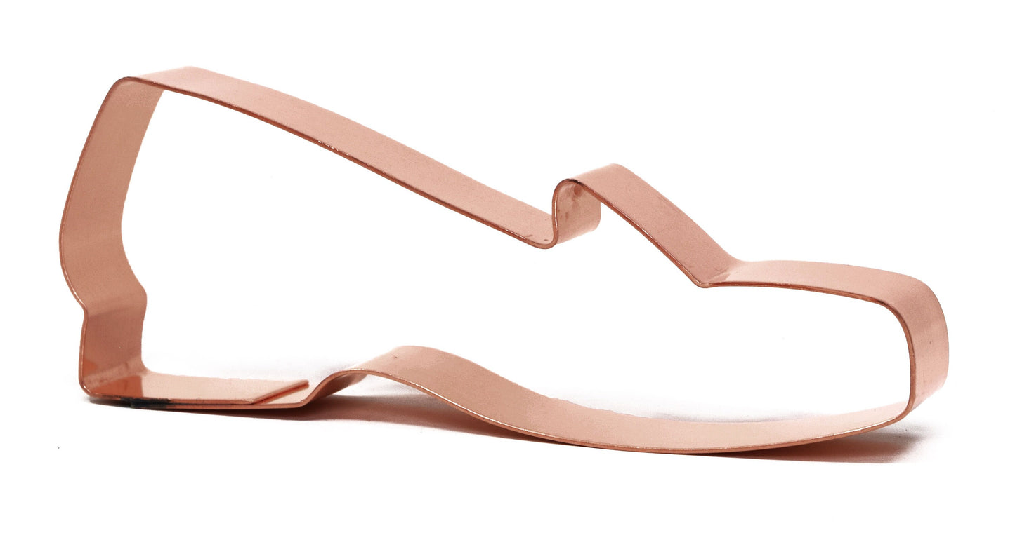 Casual Penny Loafer Shoe Copper Cookie Cutter - Handcrafted by The Fussy Pup