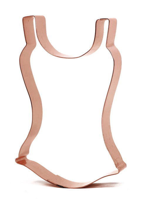 Sexy Tank Top Corset Copper Cookie Cutter - Handcrafted by The Fussy Pup