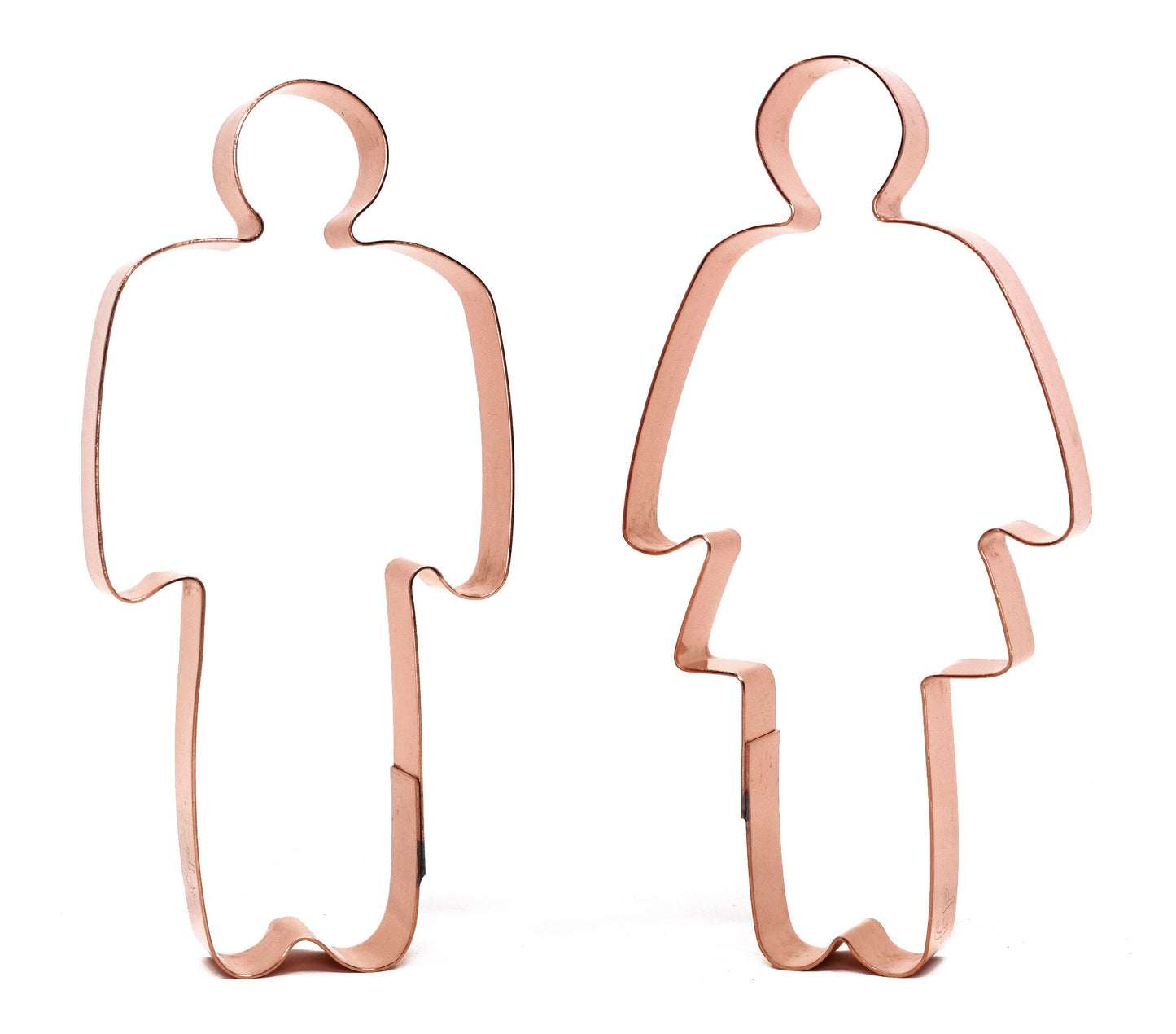 Restroom Sign People Men and Women Cookie Cutter Set - Handcrafted by The Fussy Pup