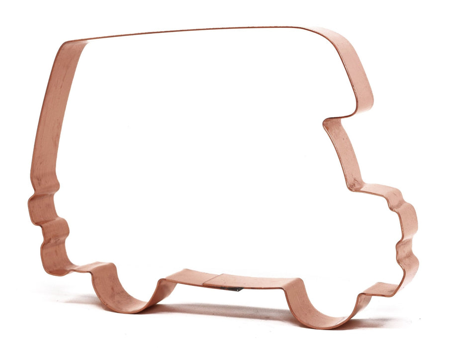 Chunky Camping RV Camper Copper Cookie Cutter - Handcrafted by The Fussy Pup - The Fussy Pup - Cookie Cutter