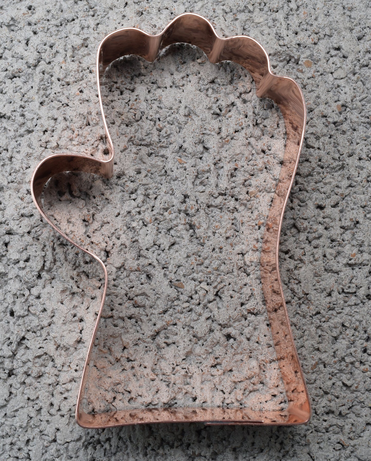 Chunky Glove Copper Cookie Cutter - Handcrafted by The Fussy Pup