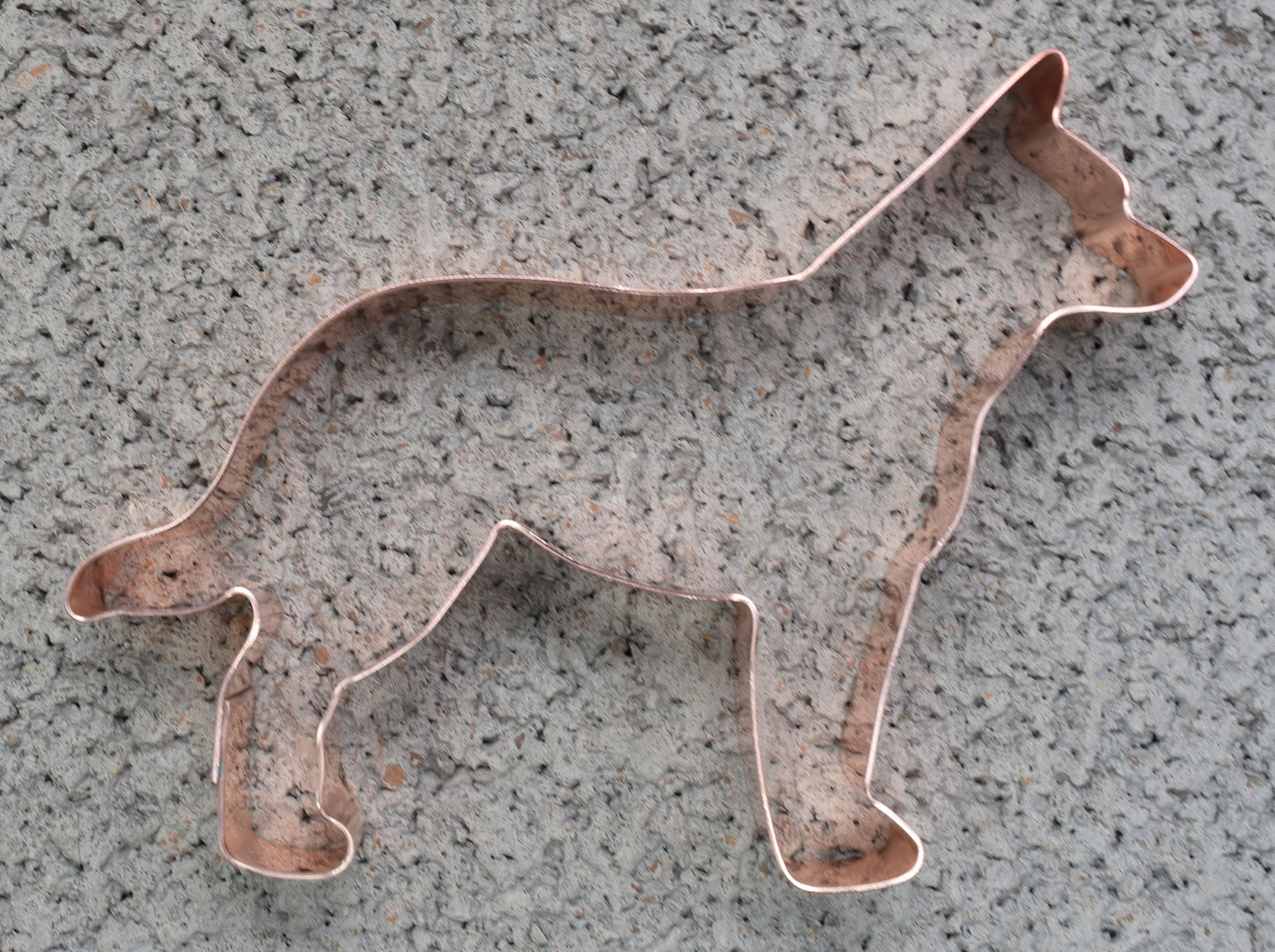 No. 1 Australian Cattle Dog Cookie Cutter 4.5 X 3.5 inches - Handcrafted Copper by The Fussy Pup