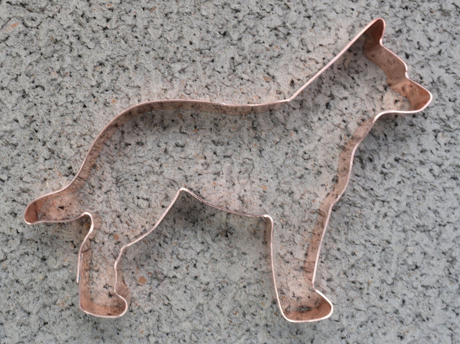 Australian Cattle Dog Cookie Cutter – 4.5" Solid Copper Heeler Gift – Handmade in USA - The Fussy Pup - Cookie Cutter