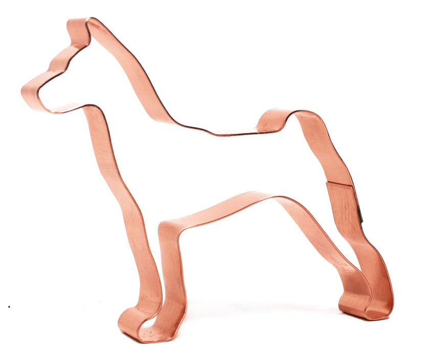 No. 1 Basenji Metal Dog Breed Cookie Cutter 3.5 X 3.5 inches - Handcrafted Copper Cookie Cutter by The Fussy Pup