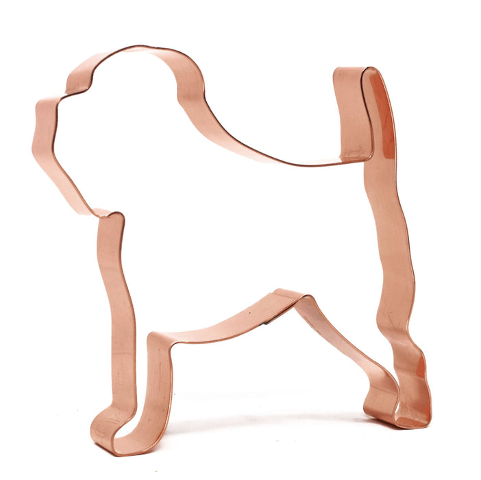 No. 1 Brussels Griffon Metal Dog Breed Cookie Cutter 3.5 X 3.75 inches - Handcrafted Copper Cookie Cutter by The Fussy Pup