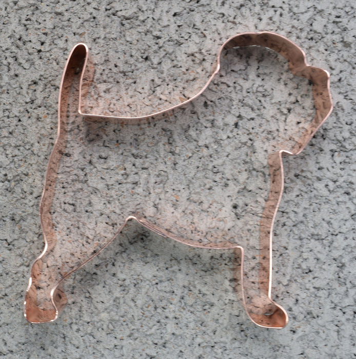 No. 1 Brussels Griffon Metal Dog Breed Cookie Cutter 3.5 X 3.75 inches - Handcrafted Copper Cookie Cutter by The Fussy Pup