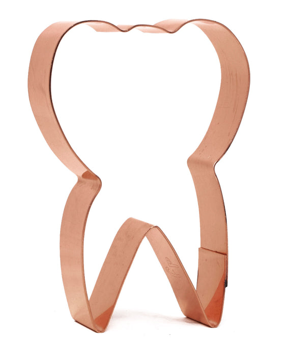 Molar Tooth Copper Cookie Cutter - Handcrafted by The Fussy Pup