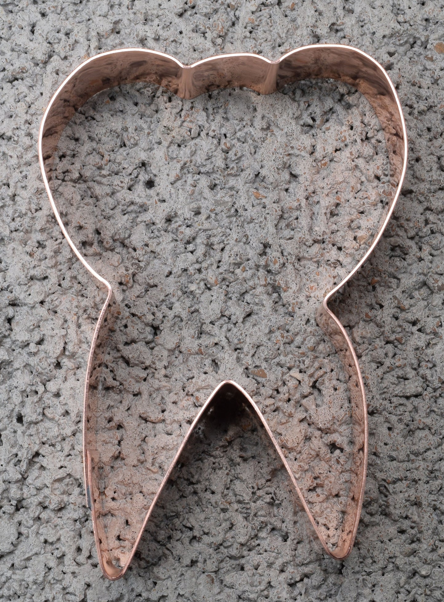 Molar Tooth Copper Cookie Cutter - Handcrafted by The Fussy Pup