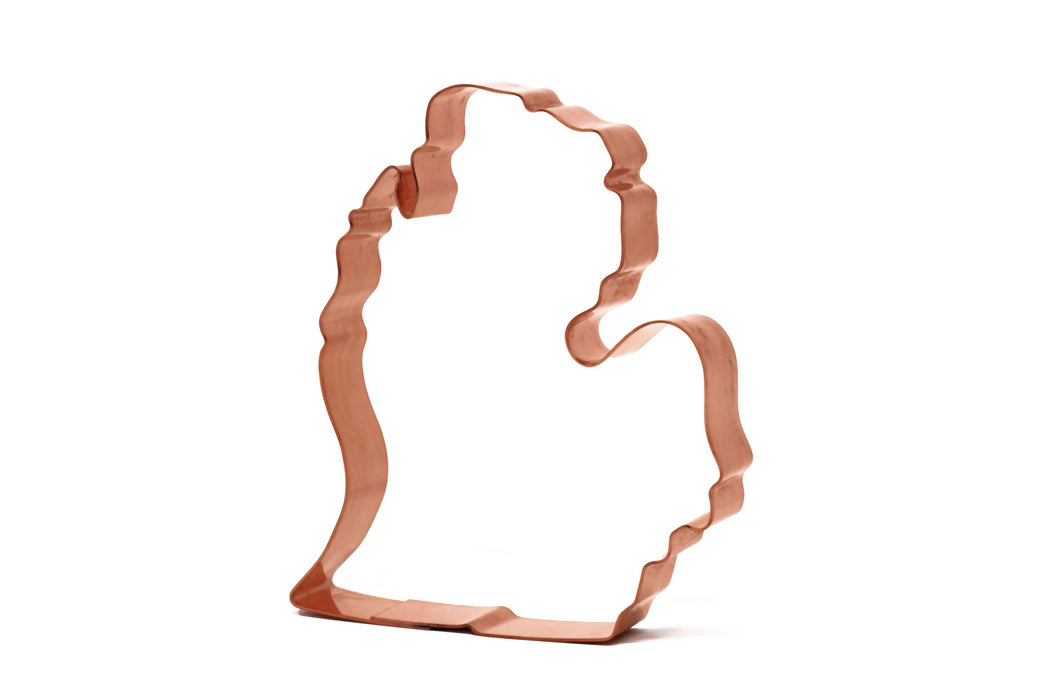 Lower Michigan Copper State Cookie Cutter 3.25 X 4 inches - Handcrafted by The Fussy Pup