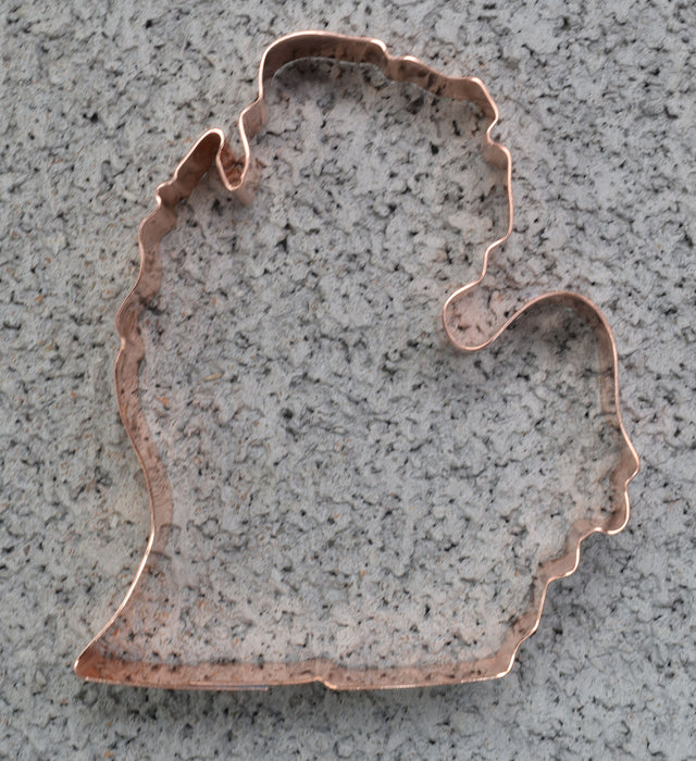 Lower Michigan Copper State Cookie Cutter 3.25 X 4 inches - Handcrafted by The Fussy Pup