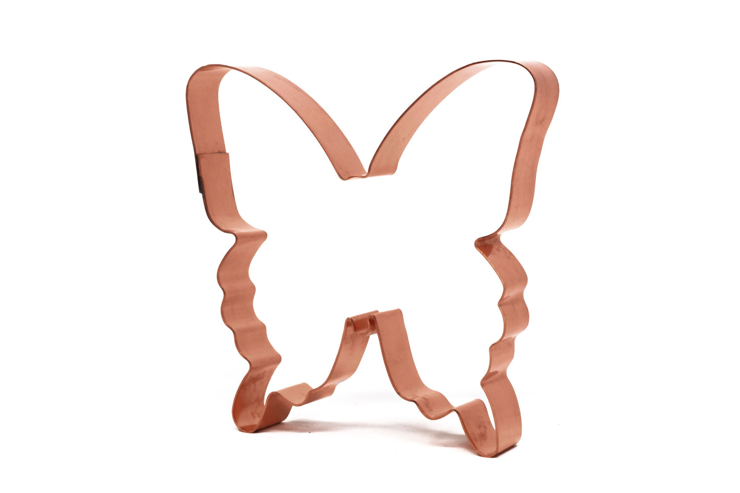 Swallowtail Butterfly Copper Cookie Cutter 4 X 4 inches - Handcrafted by The Fussy Pup