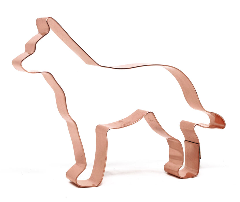 No. 1 Australian Cattle Dog Cookie Cutter 4.5 X 3.5 inches - Handcrafted Copper by The Fussy Pup