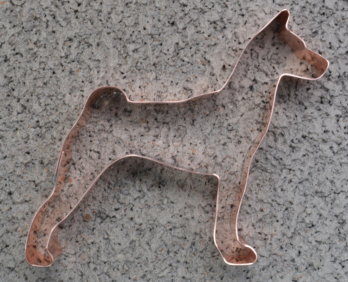 No. 1 Basenji Metal Dog Breed Cookie Cutter 3.5 X 3.5 inches - Handcrafted Copper Cookie Cutter by The Fussy Pup