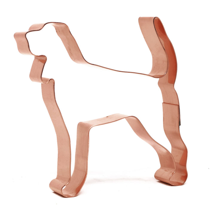 No. 1 Black and Tan Coonhound Copper Dog Breed Cookie Cutter 3.5 X 3.75 inches - Handcrafted by The Fussy Pup