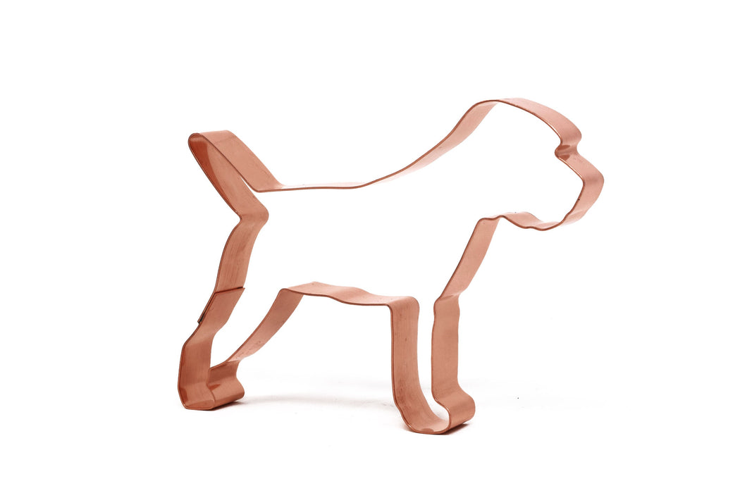 No. 1 Border Terrier Copper Dog Breed Cookie Cutter 4.75 X 3.5 inches - Handcrafted by The Fussy Pup