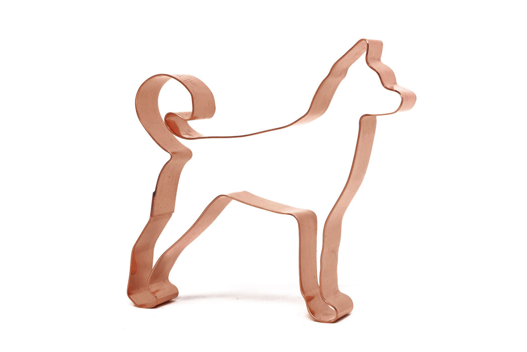 No. 1 Canaan Dog Copper Dog Breed Cookie Cutter 4 X 3.75 inches - Handcrafted by The Fussy Pup