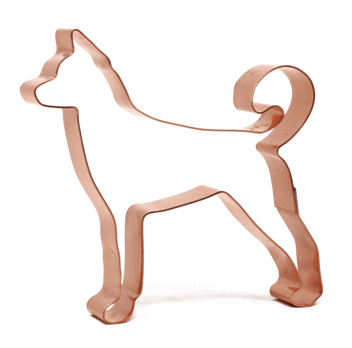 No. 1 Canaan Dog Copper Dog Breed Cookie Cutter 4 X 3.75 inches - Handcrafted by The Fussy Pup