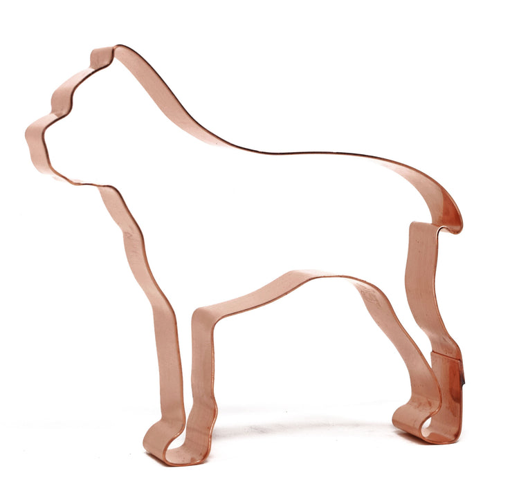 No. 1 Cane Corso Copper Dog Breed Cookie Cutter 4 X 3.75 inches - Handcrafted by The Fussy Pup