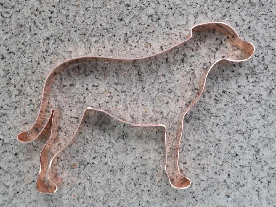 No. 1 Catahoula Leopard Hound Copper Dog Breed Cookie Cutter 4.5 X 3.5 inches - Handcrafted by The Fussy Pup