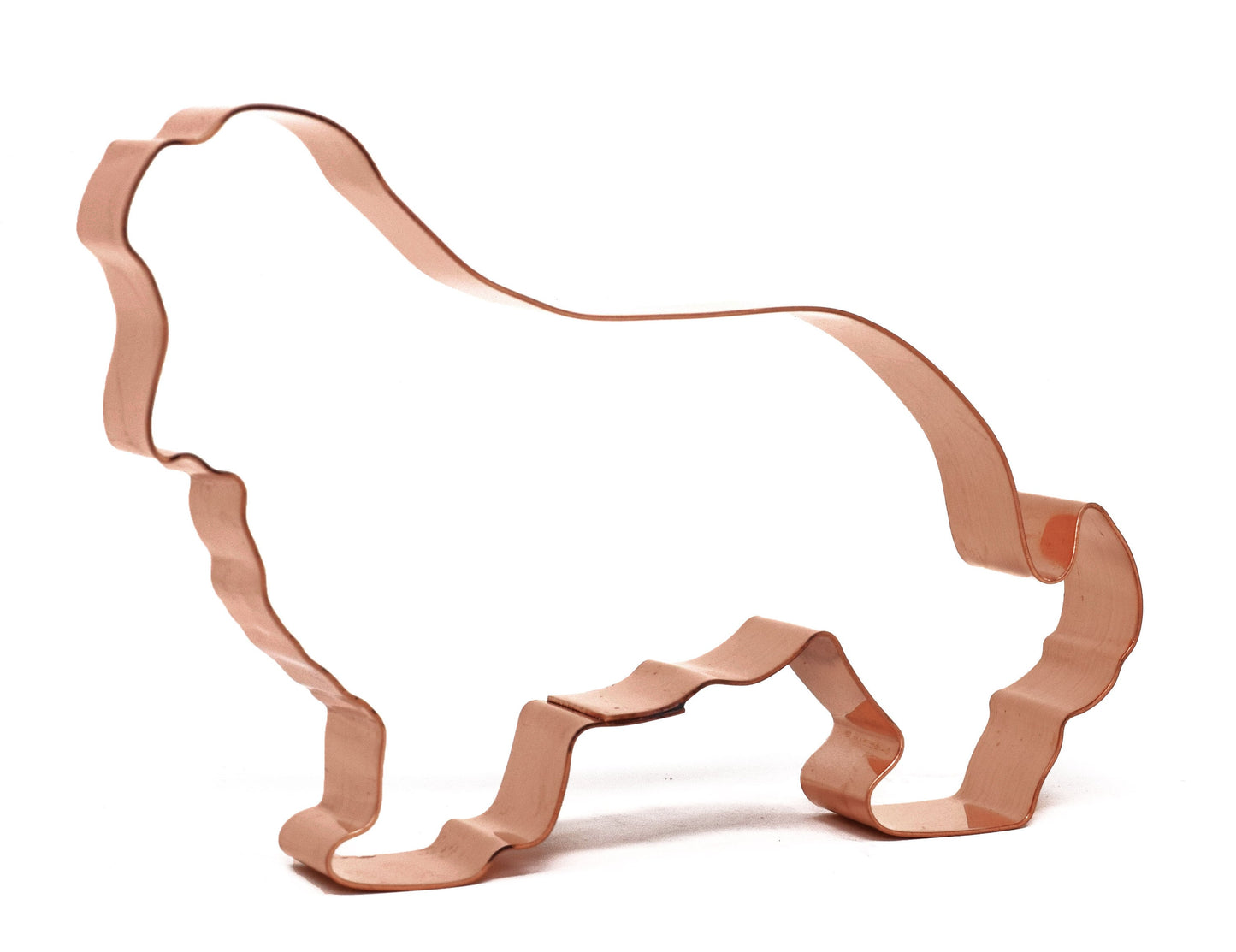 No. 1 Cavalier King Charles Spaniel Copper Dog Breed Cookie Cutter 5 X 3.5 inches - Handcrafted by The Fussy Pup