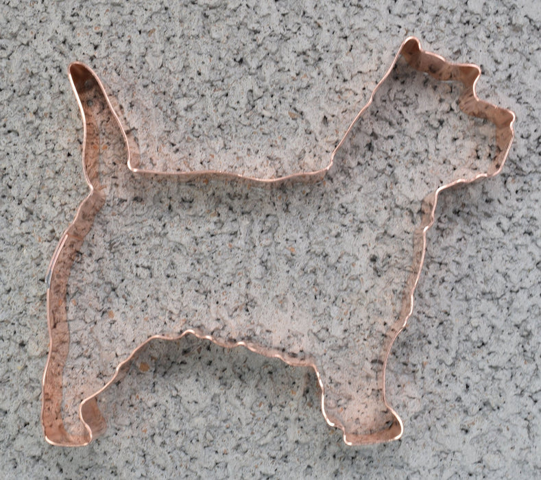 No. 1 Cairn Terrier Copper Dog Breed Cookie Cutter 4.25 X 4 inches - Handcrafted by The Fussy Pup - The Fussy Pup - Cookie Cutter