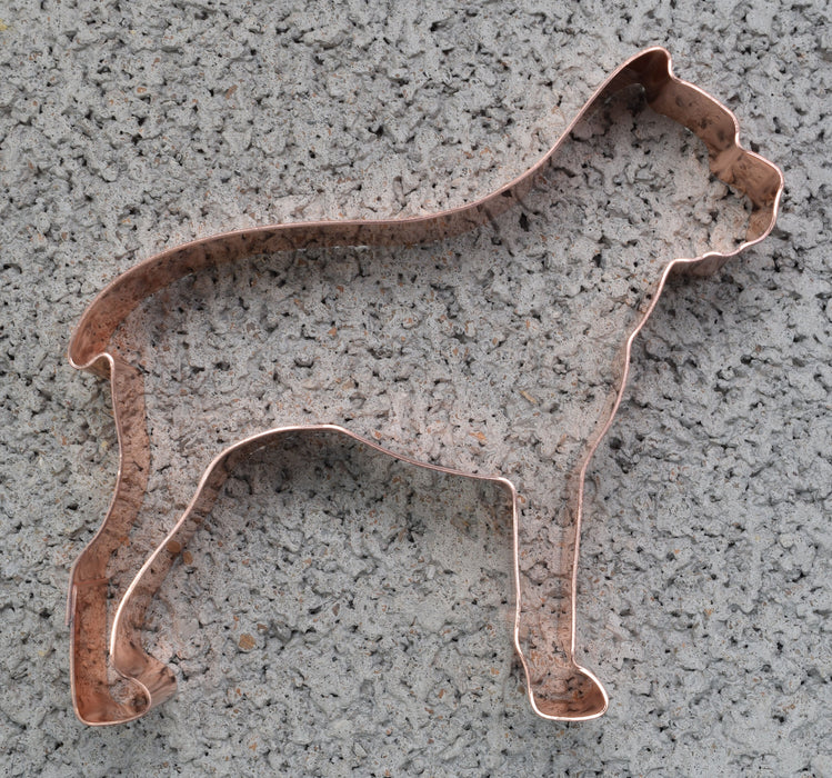 No. 1 Cane Corso Copper Dog Breed Cookie Cutter 4 X 3.75 inches - Handcrafted by The Fussy Pup