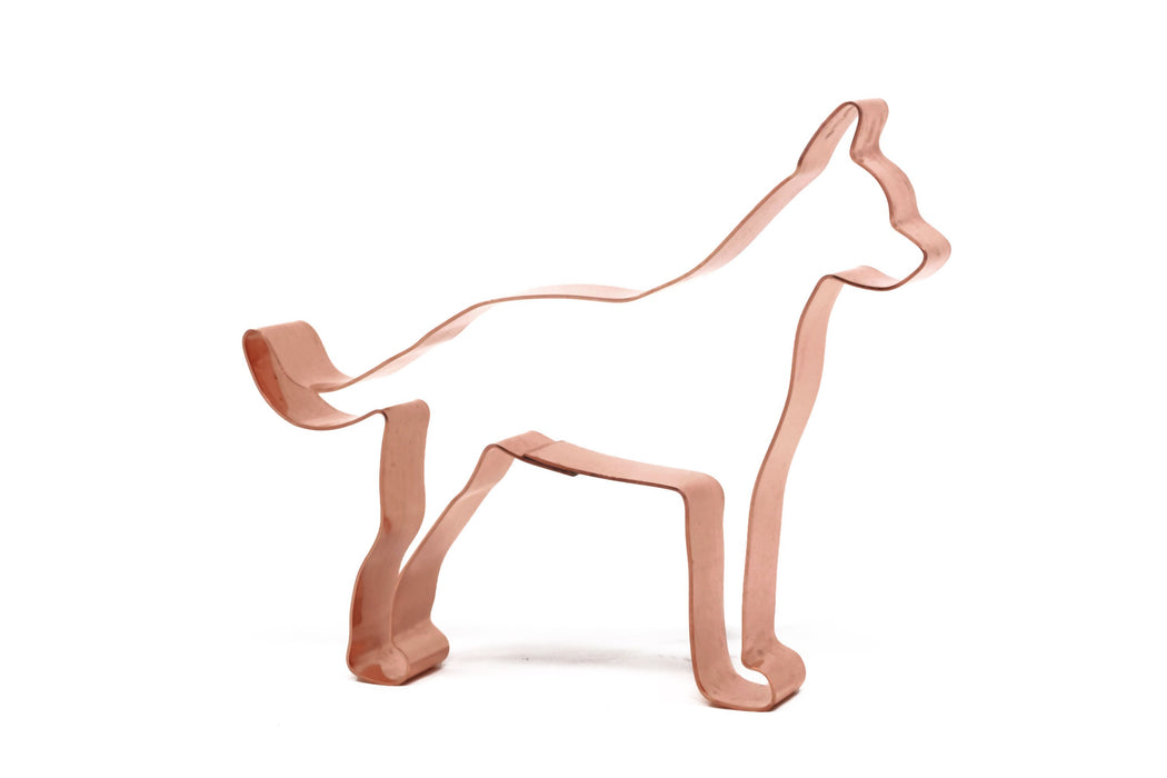 No. 1 Carolina Dog Copper Dog Breed Cookie Cutter 4.5 X 3.75 inches - Handcrafted by The Fussy Pup