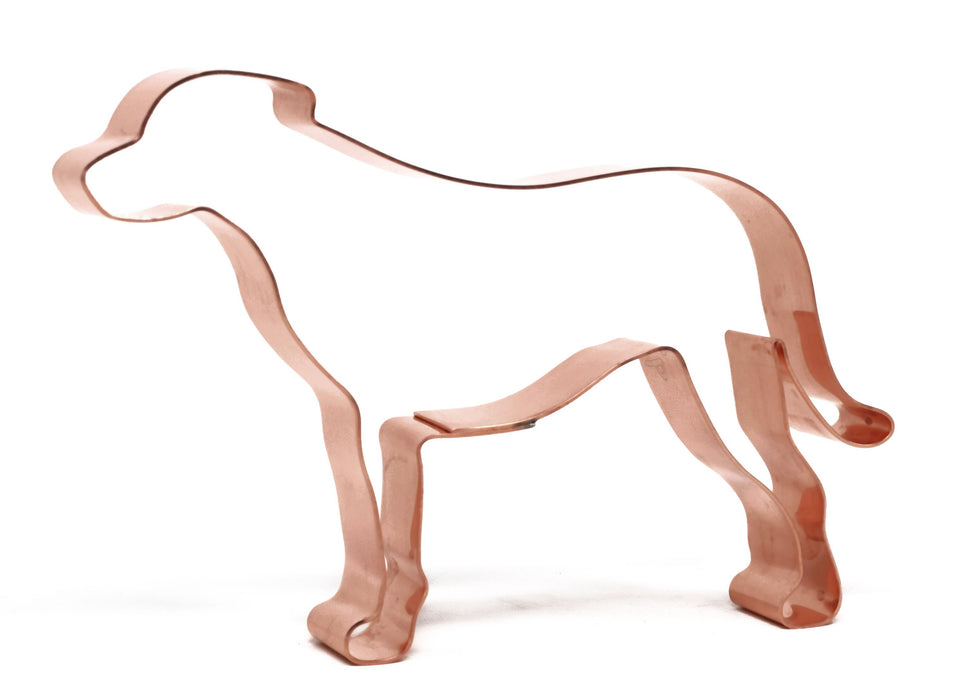 No. 1 Catahoula Leopard Hound Copper Dog Breed Cookie Cutter 4.5 X 3.5 inches - Handcrafted by The Fussy Pup