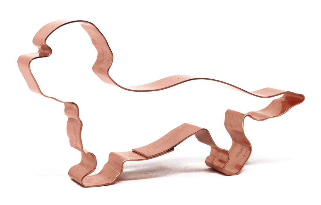 No. 1 Dandie Dinmont Terrier Copper Dog Breed Cookie Cutter 4.5 X 2.5 inches - Handcrafted by The Fussy Pup