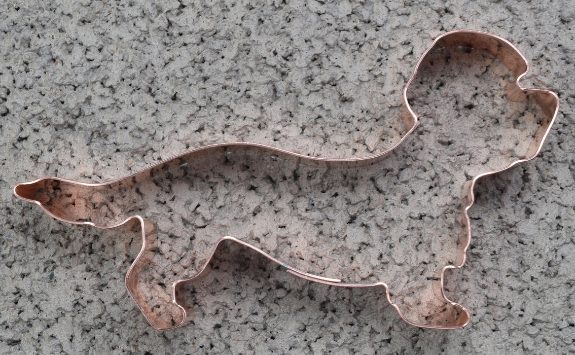 No. 1 Dandie Dinmont Terrier Copper Dog Breed Cookie Cutter 4.5 X 2.5 inches - Handcrafted by The Fussy Pup