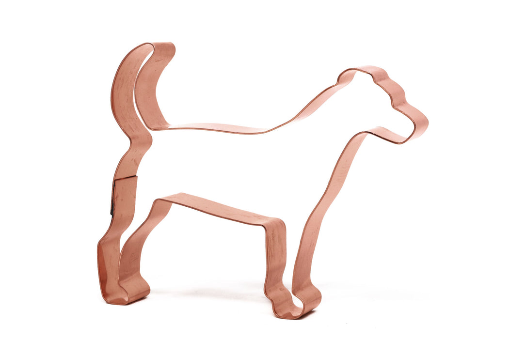 No. 1 Danish-Swedish Farmdog Copper Dog Breed Cookie Cutter 4.5 X 3.5 inches - Handcrafted by The Fussy Pup