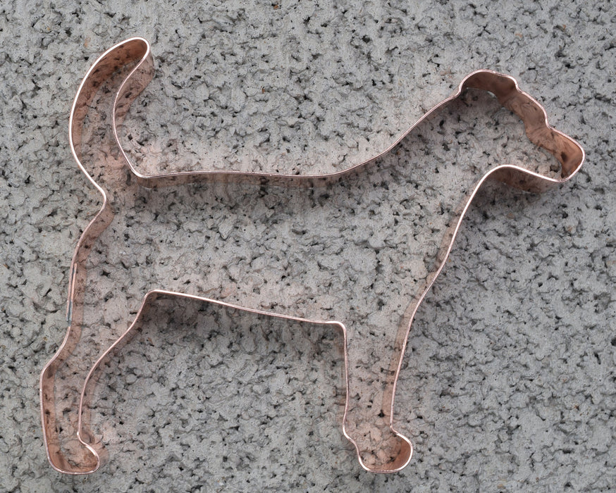 No. 1 Danish-Swedish Farmdog Copper Dog Breed Cookie Cutter 4.5 X 3.5 inches - Handcrafted by The Fussy Pup