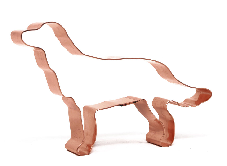 No. 1 Drentsche Patrijshond Metal Dog Breed Cookie Cutter 4.75 X 3 inches - Handcrafted Copper Cookie Cutter by The Fussy Pup