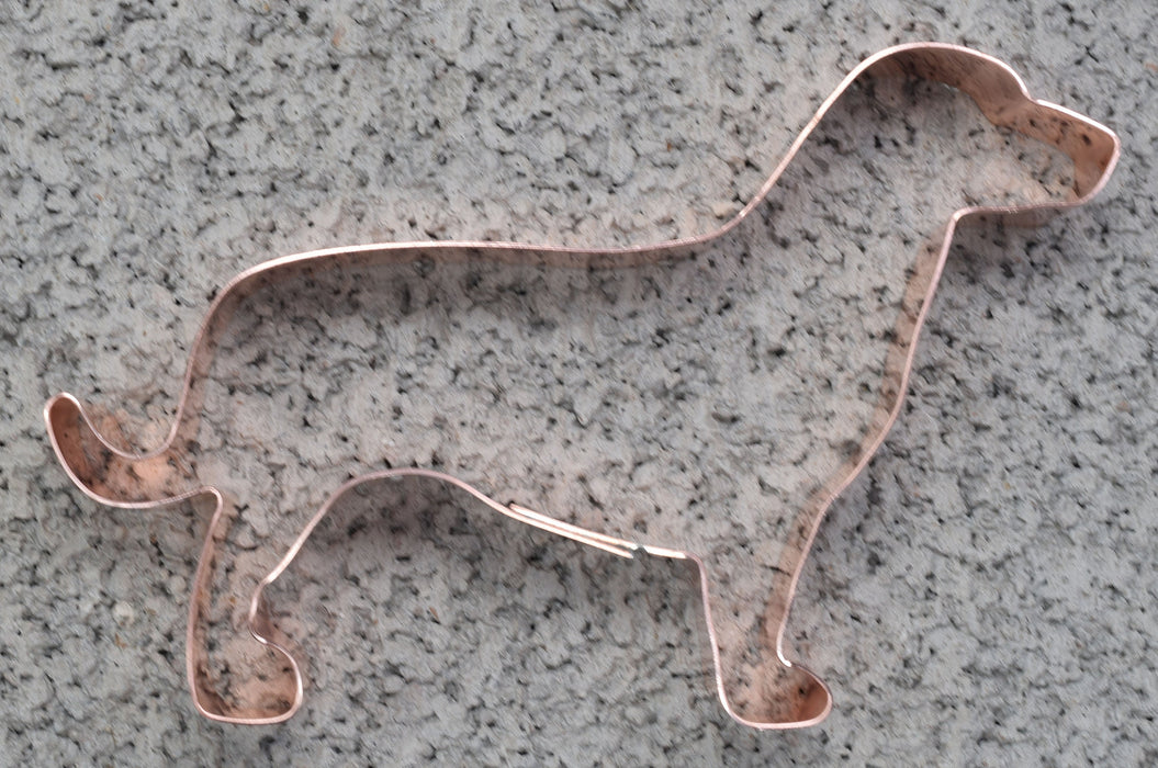 No. 1 Drever Copper Dog Breed Cookie Cutter 4.5 X 3.25 inches - Handcrafted by The Fussy Pup